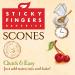 English Scone Mix Tart Cherries by Sticky Fingers Bakeries Easy to Make English Scones Fresh Baked Makes 12 Scones (2pk) 1 Pound (Pack of 2) - Buy Online on SooperMarket.com