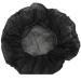 Tvoip 100Pcs 19 Disposable Cap Hair Net Cap Hair Hat Anti Dust Net Bouffant Cap Non-Woven Head Cover Hat Elastic Cleaning Hair Protect Hat Cap (Black)
