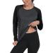 Ajezmax Women s Long-Sleeved UV Shirt | UPF 50+ Quick-Drying Running & Outdoor T-Shirt | Light Dark Gray - Buy Online on SooperMarket.com