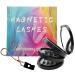 Joyeee Magnetic Eyelashes with Eyeliner 5 Pair Reusable False Lashes 3D Natural Looking Clusters Individual Lashes kit with Applicator Tweezers No Glue Diy Lash Extension Kit