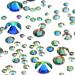 Quesuc 1728 Pieces Flatback Round Rhinestones Glass Gems with 6 Mixed Sizes (1.6-3 mm) for Nail Art Phone Decorations and DIY Crafts (Aurora Boreale Color) - Buy Online on SooperMarket.com