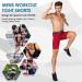 ABTIOYLLZ Men's Compression Shorts 3 Pack - Running Workout Athletic Underwear with Pocket - Black/Red/Blue - Size 84 Large - Buy Online on SooperMarket.com