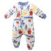 ChicSky Baby Sleeping Bag with Legs 3.5 Tog Baby Sleeping Bag Winter Organic Cotton Warm Comfortable Wearable Blanket Sleeves Removable Toddler Walking Sleeping Bag 3-5 Years Bear 3-5 Years
