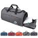Canway Sports Gym Bag, Travel Duffel bag with Wet Pocket & Shoes Compartment for men women, 45L, Lightweight gray