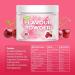 Premium Cherry Tasting Powder 200g - Vegan Gluten-Free Diabetic-Friendly - Only 7 kcal per Portion - Buy Online on SooperMarket.com