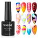 MIZHSE Blooming Gel Nail Polish Clear Nail Blooming Gel Blossom Marble Gel Polish Soak Off U V LED Gel for Nail Art Manicure Painting Nail Design 10mL 0.33oz