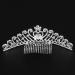 Frcolor Wedding Bridal Tiara Crown - Rhinestone Princess Headpiece with Comb for Perfect Bridal Look - Buy Online on SooperMarket.com