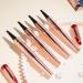 Magic Eyebrow Pencil-3D Waterproof Microblading Eyebrow Pencil Contouring Pen 4 Tipped Precise Brow Pen Magic Microblading Eyebrow Pen Natural Fine Stroke Microblading Eyebrow Pencil (Dark Coffee) - Buy Online on SooperMarket.com