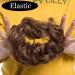 Silk-co Curly Hair Bun Scrunchie in Light Brown - 35g Synthetic Hair Extension - Buy Online on SooperMarket.com