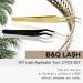Eyelash Applicator - Rust-Free Eyelash Tweezers for Easy Application | Golden Eyelash Pliers with Brush - 1 PC for Artificial Eyelashes - Buy Online on SooperMarket.com