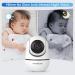 Hello Baby Monitor with Camera and Audio, LCD Display Video Baby Monitor - No WiFi, Infrared Night Vision, Temperature Screen, Lullaby, Two-Way Audio and VOX Mode (HB66) - Buy Online on SooperMarket.com