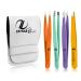 Zayraz Tweezers Set - Professional Eyebrow Tweezers Set of 4 for women -Tweezers for Ingrown Hair  Facial Hair and Splinter Blackhead Removal - Tweezers Kit for Daily Beauty Best girls gift Multi