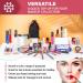 Makeup Set Glamza 10 Piece Lucky Dip Gift Makeup Kit for Women & Teenage Girls - Includes 10 Makeup Items In Black Organza Beauty Bag - Buy Online on SooperMarket.com