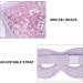 Reusable Gel Bead Eye Pack - Hot & Cold Compress Eye Mask for Fatigue Relief Dark Circles & Migraines - Soft Silicone Gel Eye Pad (Purple - Buy Online on SooperMarket.com