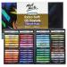 Mont Marte Extra Soft Oil Pastels 52pc  Assorted Bright Colors  Vibrant and Buttery  Versatile Art Pastels for Blending  Layering & Shading  Ideal for Art  Craft  Coloring and Sketching Multicolor 52 Count (Pack of 1)