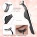 14 Pieces Eyelash Curler Kit Eyelash Comb Eyebrow Brush Eyelash Tweezers False Eyelashes Applicator Tool Eyebrow Trimmer Silicone Refills Pads for Women (Black and Purple)(Black and Purple) As Picture Shown - Buy Online on SooperMarket.com