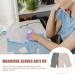 POPETPOP 2 Pairs Gel Nail Lamp UV Gloves Anti UV Manicure Gloves Nail UV Protection Gloves for Salon - Buy Online on SooperMarket.com