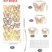 66 Pack Purple Gold Butterfly Cupcake Toppers for Wedding & Birthday Party Decor - Buy Online on SooperMarket.com