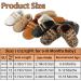 Baby First Walking Shoes | PU Leather Non-Slip Baby Boy & Girl Sneakers | 6-12 Months Brown - Buy Online on SooperMarket.com