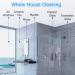 emobwdy Window Cleaning Robot 2800pa Smart Glass Cleaner With Auto Four Water Spray/Control Remote/Iintelligent Planning Path/Turning/Edge Detection 28000 U/Min 10 Cleaning Cloths White - Buy Online on SooperMarket.com