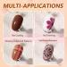 Saviland 16 Colors Cream Gel Nail Polish Set - Nude Solid Glitter Palette for Manicure, Soak Off UV LED Kit for Salon and Home DIY - Buy Online on SooperMarket.com