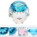 FRCOLOR 3 Pcs Nail Art Crystal Cup Glass Containers with Lids Glass Tumbler Clear Cups Glass Diamond Dappen Dish Crystal Dappen Dish Nail Dappen Dish Manicure White Crystal Vegetable Bowl 5.5x5.5cmx3pcs Bluex3pcs - Buy Online on SooperMarket.com