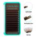VAVALASH Dark Brown Eyelash Extensions | 0.03mm to 0.07mm Volume Lashes | C D Curl Mixed Lengths 8-15mm | Premium Colored Lash Extensions - Buy Online on SooperMarket.com