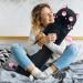Buy Mewaii 90cm Pink Cat Plush Toy - Cuddly Stuffed Animal with Big Eyes | Soft Pillow Gift for All Ages - Buy Online on SooperMarket.com