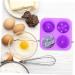 MAGICLULU 1pc Handmade Soap Mold Flower Fondant Cake Molds DIY Muffin Tool Silicone Biscuits Rose Candy Cookie Cake Flower Casting Molds Resin Mold Silica Gel Flower Model Purple Round 3X16.6X16.6CM - Buy Online on SooperMarket.com