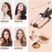 3 Barrel Curling Iron Wand - 1.25 Inch Ceramic Tourmaline Triple Barrel Hair Waver with Adjustable Temperature & LCD Display - Portable Rose Gold Crimper for Effortless Beach Waves - Buy Online on SooperMarket.com