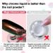 RARJSM Aurora Liquid Chrome Nail Powder - Red Green Chameleon Metallic Mirror Effect - 5ML - Iridescent Chrome for Gel Polish - Nail Art Accessories - Buy Online on SooperMarket.com