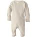 L'Ovedbaby Girls' Organic Snap Footie 6-9 Months - Buttercream - Buy Online on SooperMarket.com