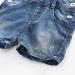 KIDSCOOL SPACE Big Ripped Denim Shortalls 6-7 Years Blue-1922 for Little Girls - Buy Online on SooperMarket.com
