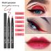 SUMEITANG 12 Pcs Matte Liquid Colored Eyeliner Set - Waterproof Neon Eye Liners for Women | Smudge Proof Rainbow Eyeliner Pencil Kit - Buy Online on SooperMarket.com