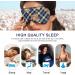 Haskirky Light Blocking Eye Mask for Men and Women - Breathable & Adjustable for Travel, Yoga, Meditation - Deep Sleep Mask - Navy Plaid - Buy Online on SooperMarket.com