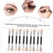 PLAFOPE Disposable 20pcs Latex Eye Shadow Stick Sponge Double-ended Eyeshadow Eye Shadow Applicator Mix Set - Buy Online on SooperMarket.com
