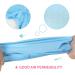 Easy Joy Recovery Suit for Cats - Postoperative Litter Clothing for Abdominal Wounds | E-Collar Alternative | Soft Indoor Pet Apparel (M Blue) - Buy Online on SooperMarket.com