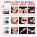 Morovan Poly Gel Starter Set - 8 Colors 48W UV/LED Lamp DIY Nail Kit for Home Use - Perfect Geln gel Poly Gel Extension Set for Women - Buy Online on SooperMarket.com