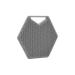 Tooletries - Body Scrubber - Exfoliates & Deep Cleans - Silicone Shower & Bathroom Accessory with Bespoke Bristles and Ergonomic Handles - Grey