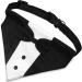 GOYOSWA Dog Tuxedo Suit with Bow Tie for Wedding & Special Occasions | Adjustable Formal Costume for Small, Medium, Large Dogs (Large Neck 15-25) - Buy Online on SooperMarket.com