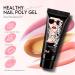 Morovan Poly Gel Nail Kit with 48W LED Lamp - 8 Pcs 0.5oz Poly Gel Set for Nail Extension - 33 Piece Nail Art Supplies - Buy Online on SooperMarket.com