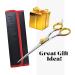 Sharf Gold Touch Pet Scissors - 8.5 Straight Shears for Dog & Pet Grooming - 440c Japanese Stainless Steel - Buy Online on SooperMarket.com
