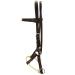 Thor Equine - 1x bitless side pull with single rope nose strap made of 100% cowhide with stainless steel buckles for horses - gentle alternative from traditional production & adjustable buckle dark brown