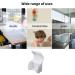 Self-Adhesive Plastic Razor Holder with Cover | Double-Sided Shower & Kitchen Hanger | Best Bathroom Organization - Buy Online on SooperMarket.com