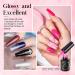 MEFA 23 Pcs Gel Nail Polish Set - Summer Bright Classic Colors with Glossy & Matte Top Coat - Starter Manicure Kit for Women - DIY Salon Gift - Buy Online on SooperMarket.com