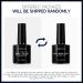 Morovan Cat Eye Gel Nail Polish Kit with UV Light - Black Solid Colors - Gel Liner, Base Coat, and Top Coat - Complete Gel Nail Polish Set - Buy Online on SooperMarket.com
