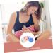 Buy Abaodam Washable Nursing Pads - Reusable Anti-Galactorrhea Cushion | 10x10cm Breast Pads for Moms | Reliable Polyester Cotton & TPU Coated Cloth - Buy Online on SooperMarket.com