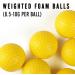 CHAMPKEY Practice Foam Golf Balls 16 Pack - Limited Flight Yellow Training Balls for Indoor & Outdoor Use - Buy Online on SooperMarket.com
