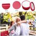 HOMSFOU Candy Jars Boxes round case mini round open the window chic biscuit box Christmas box Christmas container packing box gift box candy box christmas eve max sweets gift candy jar - Buy Online on SooperMarket.com