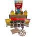 Iced Coffee Gift Set - 8x Kenco Iced Latte Sachets Coffee Topper Coffee Syrup Border Coffee Biscuits - Gift for Coffee Lover Coffee Gifts for Men Get Well Soon Gift Coffee Hampers for Women Salted Caramel 19 Piece Set
